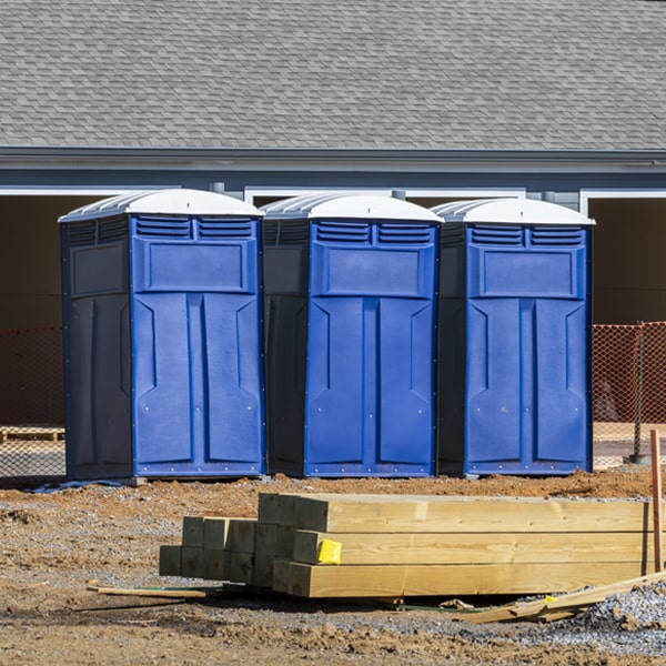 are there any restrictions on what items can be disposed of in the portable restrooms in Stone City